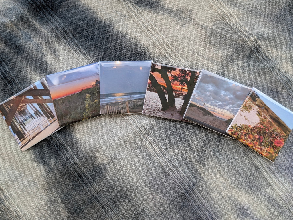 Outer Banks Beach Path Photo Magnet Set