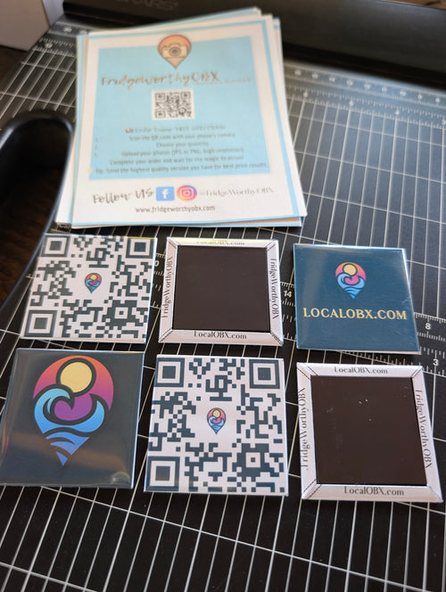 Custom Photo Magnet Business Cards
