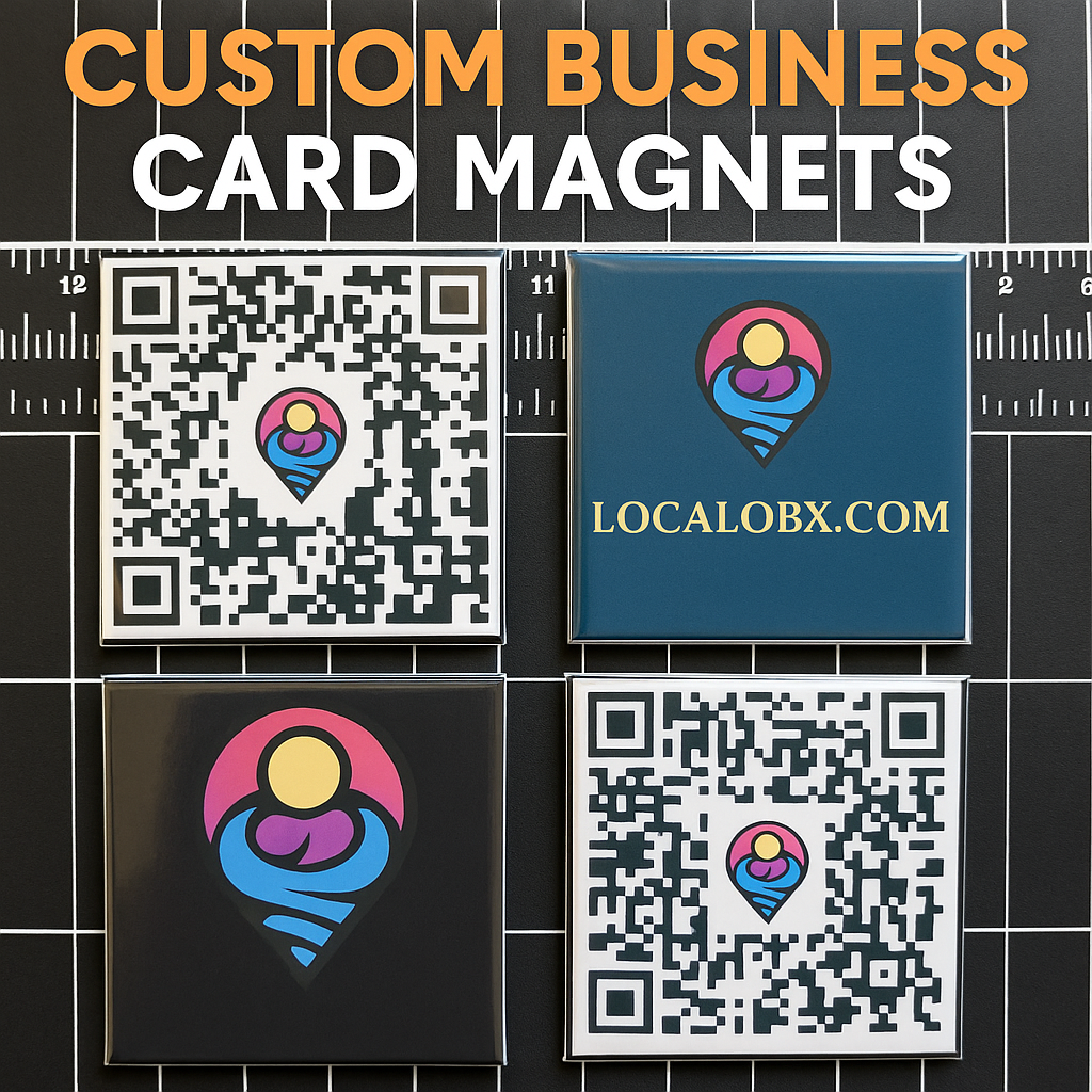 Custom Photo Magnet Business Cards
